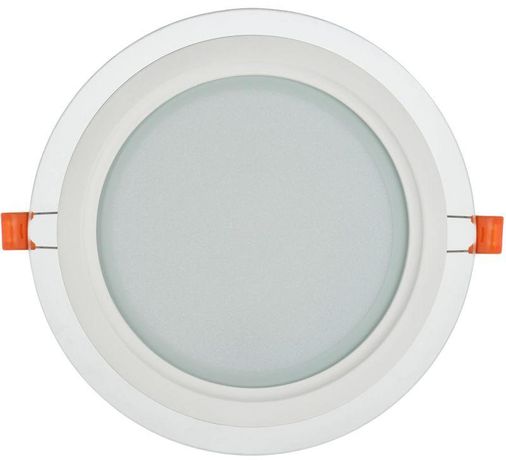 Светильник светодиодный встраиваемый ДВО 1622 со стекл. круг 18Вт 4000К IP20 серия LIGHTING | LDVO0-1622-18-4000-K01 IEK