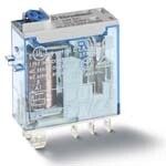 Миниатюрное промышленное электромеханическое реле; монтаж в розетку или наконечники Faston (4.8х0.5мм); 1СO 16A | 466190240040 Finder 46.61.9.024.0040