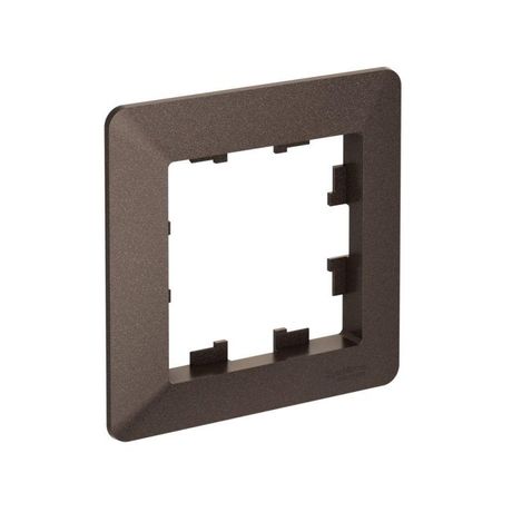 Рамка 1-м AtlasDesign Air мокко/дым. черн. SE ATN220601 APC