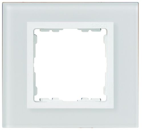 Рамка на 4 поста, S82N, белый - (стекло) 82647-30 Simon