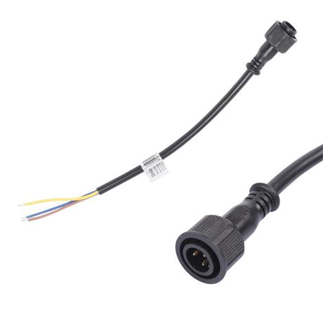 Провод UCX-LL2/L52-0.25м/M7 220V BLACK 25см для подключения линейных прожекторов серии L52, L53. Разъем ''папа'' - UL-00009504 Uniel
