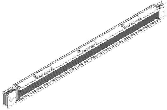 Секция прямая распределительная 800А Al 3L+N+PER НК IP55 2+0 IEK LB-0800A4-25-D-S20 (ИЭК)