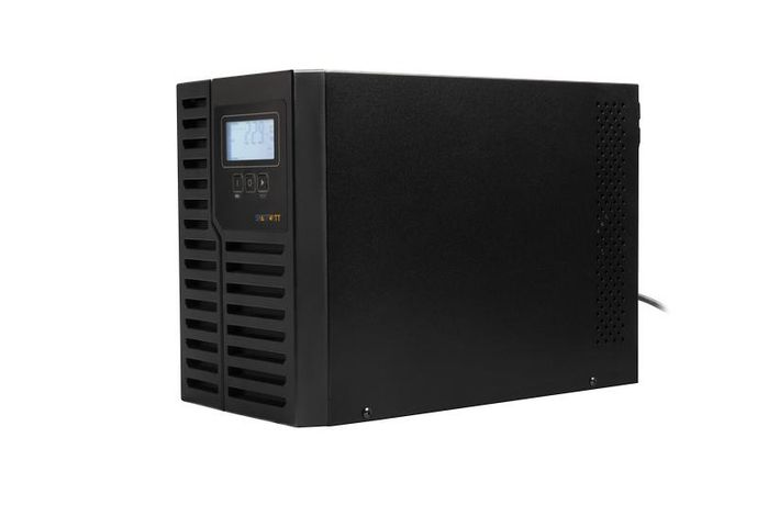 Источник бесперебойного питания SMARTWATT UPS XPERT COMBO 2kVA, онлайн, мощность 2000/1800 ВА/Вт, напольный, LCD дисплей, управляемые розетки, Shuko CEE7/4 - 1 шт. , IEC13 8 шт., встроенные АКБ 3703020430005 Delta