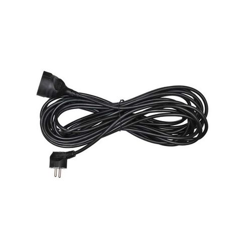 Удлинитель 1х10м с заземл. 16А IP20 BU-PS1.10/B CCA 3х1 черн. BURO 352712