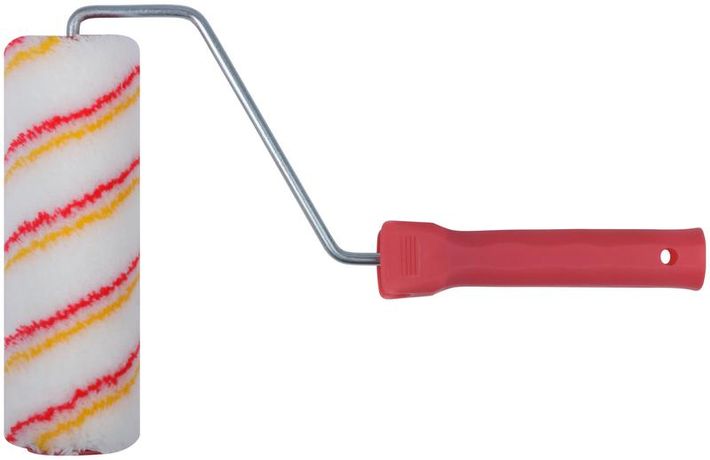 Валик 180мм 40/62мм ворс 11мм бюгель 6мм система с пластик. роликом полиакрил. КУРС 02553