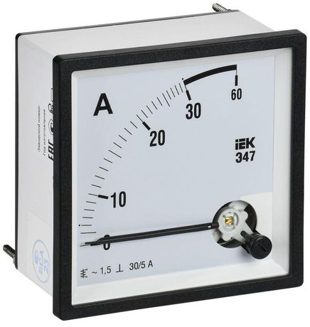 Амперметр Э47 30/5А кл. точн. 1,5 96х96мм | IPA20-6-0030-E IEK