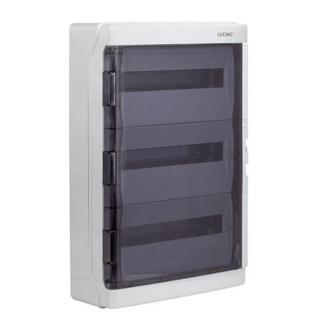 Щиток настенный с дверцей 54 мод.,IP65, серый, клеммным блоком 63А | RB54W6TGD DKC ДКС