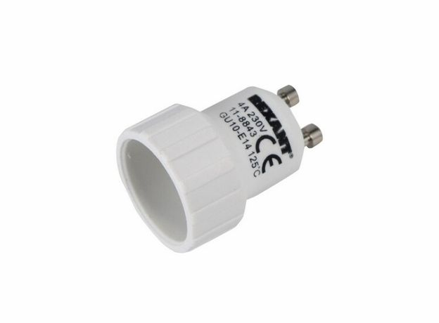 Переходник цокольный GU10-Е14 | 11-8843 REXANT MEET