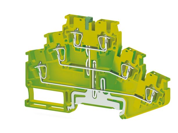 Пружинная клемма серии SRD 2,5-2T (желто-зеленый) Земля0.0.0.3.37150 | 337150 Klemsan