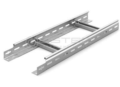 Лестничный лоток замковый 200х80х3000, толщ. 1,5 мм, Сендзимир цинк, 013281 | НЛО-200х80х3000-1,5-СЦ Ostec