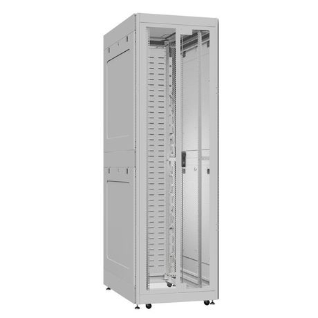 Шкаф серверный 52U 800х1200 передняя дверь: двустворчатая перфорированная IP20. задняя протект IP41. боковые панели: глухой металл. цвет: серый RAL7035 - EX 8252.7461 SYSMATRIX