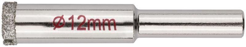 Коронка алмазная кольцевая для керамогранита / мрамора 12мм FIT 35496 РОС