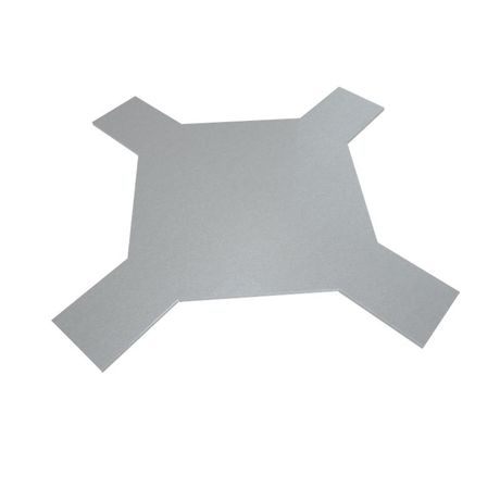 Крышка лестничного Х-разветвителя 500 мм INOX304 | KLXD500 КМ - профиль КМ-Профиль LO20105