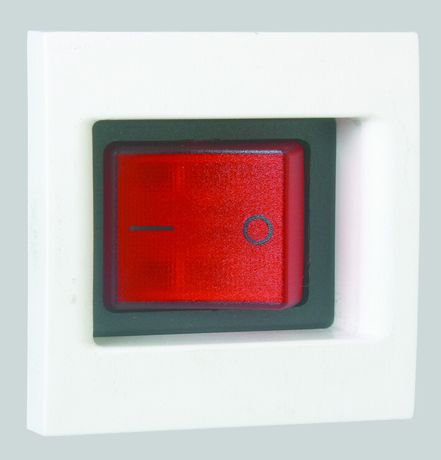 Выключатель 1-кл. 2п СП Simon Connect 16А IP20 с подсветкой механизм бел. KL04-9