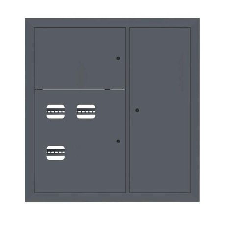 Щит этажный 3 кв. RAL7016 (1000х950х150) EKF PROxima - mb29-v-3-ral7016