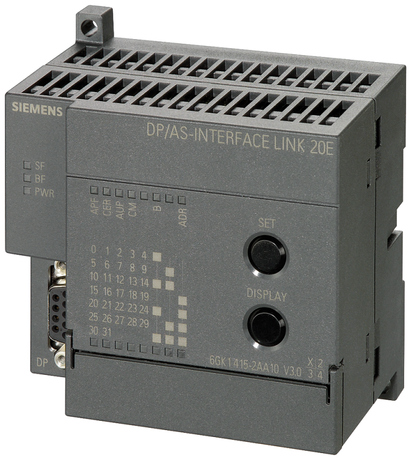 Интерфейс SIMATIC NET DP/AS-INTERFACE LINK 20 E IP20 Siemens 6GK14152AA10