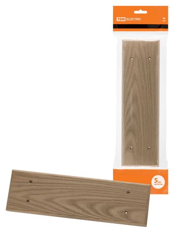 Накладка на бревно деревянная универсальная НБУ 1Пх4 280 мм, под покраску | SQ1821-0329 TDM