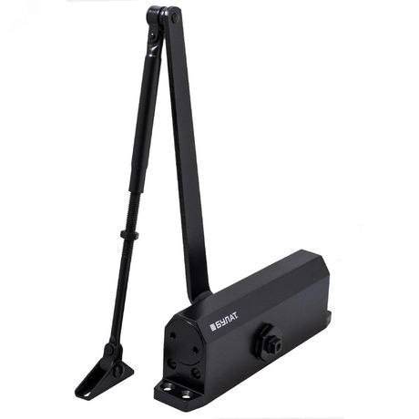 Доводчик дверной Булат ДД 504/4 A-B (60-85 кг) черный - 13694 ПТК