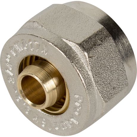Адаптер Евроконус латунный для трубы 16x2.2 (3/4 евроконус) - AX411622E PRO AQUA