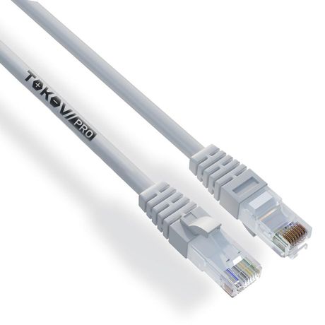 Патч-корд кат.5E U/UTP 24 AWG PVC 3м PRO TOKOV ELECTRIC TKP-PC06-5EU-CUPVC-3M