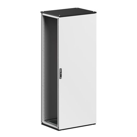 Комплект напольного корпуса CQE N с одностворчатой дверью и задней панелью 2200x1000x600 мм RAM block | R5CQEN22106 DKC ДКС