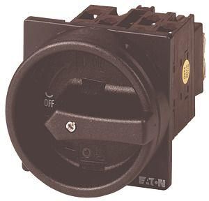 Выключатель нагрузки 3п 2НО+1НЗ Ie=12А 0-1 90град. перед. креп. T0-3-15683/EA/SVB-SW черн. ручка EATON 015600