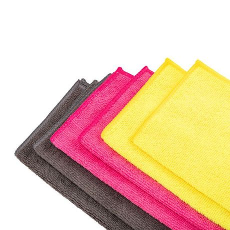 Салфетка автомобильная 25х25см 200гр/кв.м микрофибра (уп.6шт) Rexant 80-0800 MEET