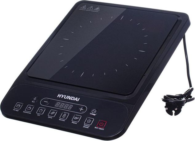 Плита индукционная HYC-0101 (настольная) черн. стеклокерамика HYUNDAI 1200724