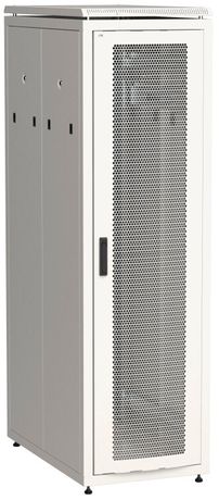 Шкаф сетевой 19" LINEA N 47U 600х1000 мм перфорированные двери серый | LN35-47U61-PP ITK IEK