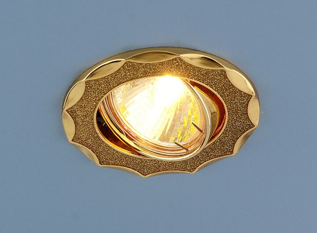Светильник точечный встраиваемый 612 MR16 GD золотой блеск/золото | a032244 Elektrostandard