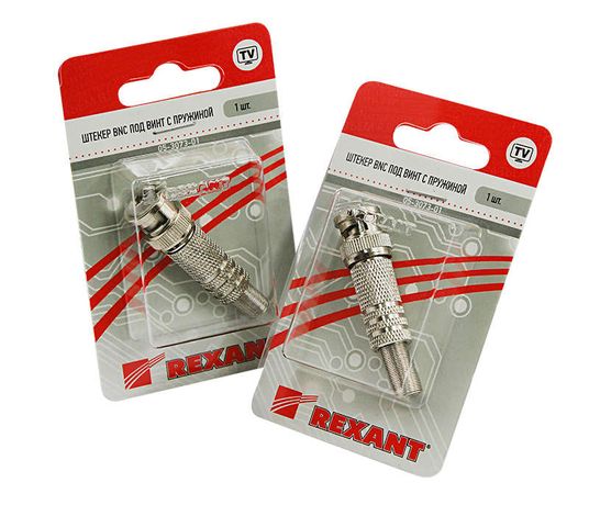 Штекер BNC под винт с пружиной (блист.1шт) Rexant 05-3073-01 MEET