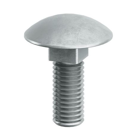 Винт гладкая головка квадратный подголовник мм6х16 горячеоцинкованный - CM010616HDZ ДКС