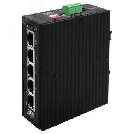 Коммутатор неуправляемый промышленный 5 портов RJ45 10 100 1000 Мб/с - 00-00014037 OSNOVO SW-70500-I OSNOVO арт. 14037