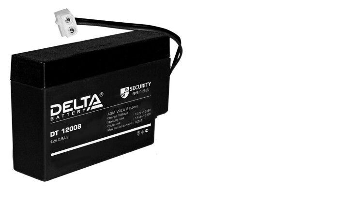 Аккумуляторная батарея ОПС серии DT 12008 (T13) 12В/0,8Ач | DELTA 4614010040003