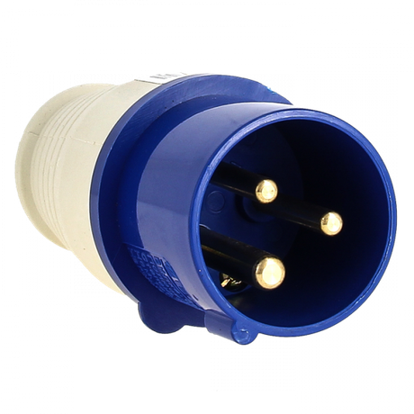 Вилка переносная 023 2Р+РЕ 32А 220В IP44 EKF PROxima | ps-023-32-220