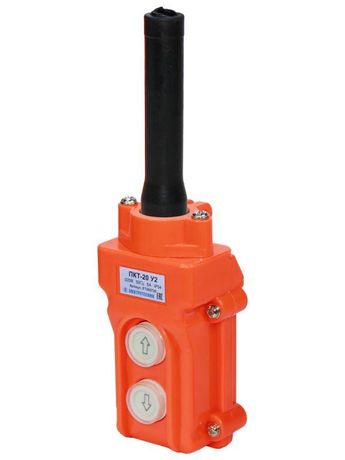 Пост кнопочный ПКТ-20 на 2 кнопки IP54 ABS-пластик - ET055739 Электротехник