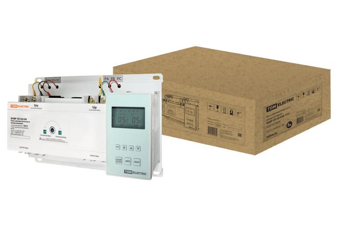 Блок автоматического ввода резерва БАВР 3П 63/50А | SQ0743-0020 TDM