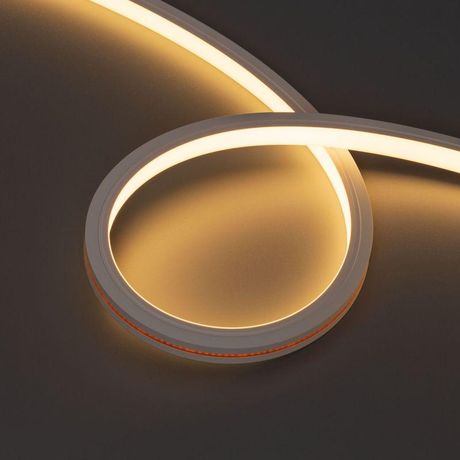 Лента светодиодная герметичная MOONLIGHT-TOP-X320-13x12mm 24V Warm3000 (5 W/m, IP67, sauna, 5m, wire x1) (ARL, Вывод вниз, 3 года) - 051125 Arlight