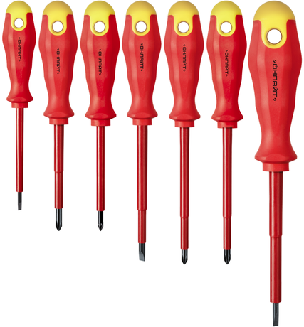 Отвертка диэлектрическая OHT-Otd01, набор 7шт ОНЛАЙТ - 30357 Navigator 90356