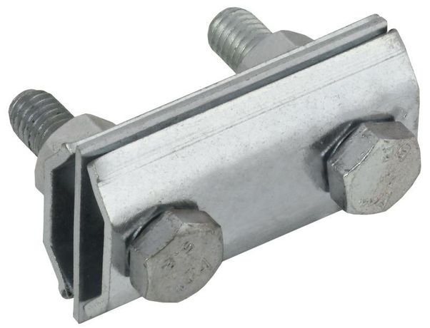 Зажим соединительный двойной сквозной пруток-пруток 8мм оцинкованная сталь IEK - ZCC84-11-1-08