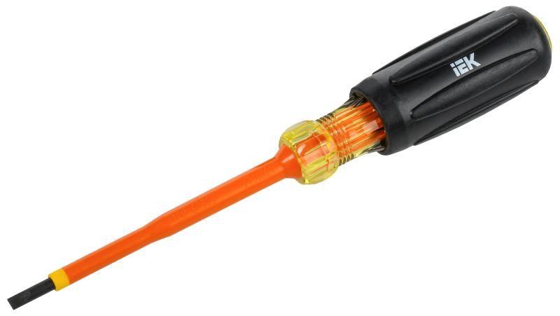 Отвертка диэлектрическая SL4,0х100 Т3 ARMA2L 5 | A2L5-SC30-T3-SL-40-100 IEK