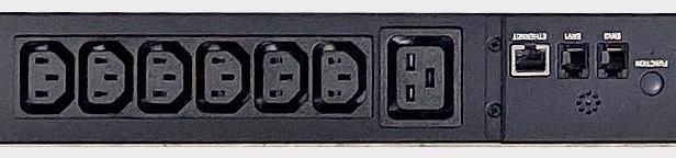 Блок распределения питания PRO 0U 16/400 3P 36 C13 и 6 C19 Eurolan 60A-69-65-42BL