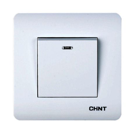 Выключатель 1-кл. с LED-подсветкой 10А 250В CHINT 715383