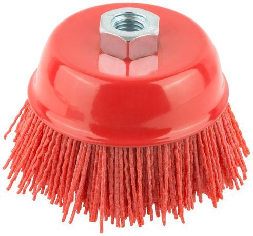Профи 100 мм - 38798 Корщетка-чашка нейлоновая гайка М14 РОС