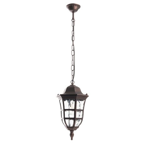 Светильник садово-парковый, 60W 230V IP44 коричневый, PL695 (на цепочке 500мм) | 11697 FERON