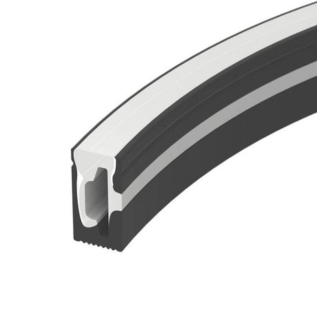 Профиль силиконовый WPH-FLEX-0612-SIDE-S8-10m BLACK (ARL, силикон) - 045785 Arlight