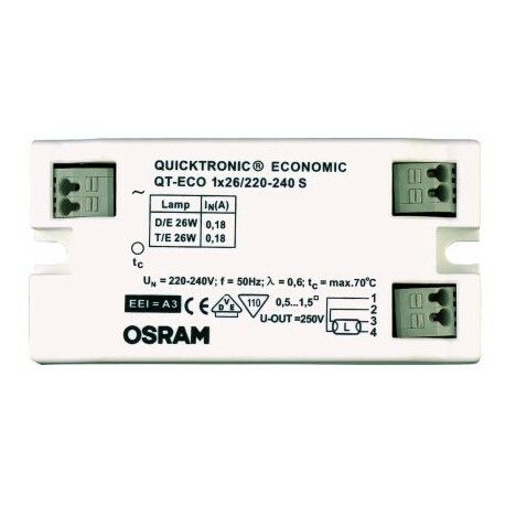 Аппарат пускорегулирующий электронный (ЭПРА) QT-ECO 1х26/220-240 OSRAM 4008321065971