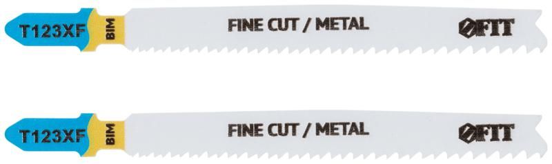 Полотно по алюминию и цвет.мет HSS фрезерованные зубья 100/74мм переменный шаг (T123XF) (уп.2шт) FIT 40929 РОС