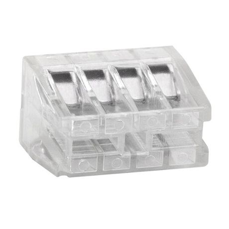 Клемма строительно-монтажная OptiKit СМК 2273-248 (с пастой) 8 отверстий 0,5-2,5 мм2 | 351065 КЭАЗ