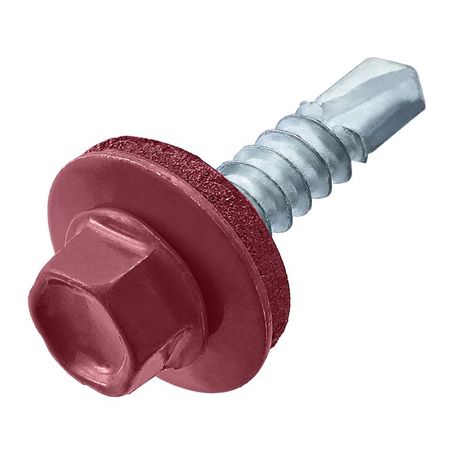 Саморез кровельный 4.8х51 RAL 3005 вин./красн. (коробка) (уп.40шт) СТРОЙМЕТИЗ 2140054